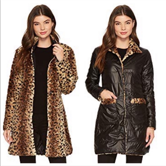 via spiga coat leopard